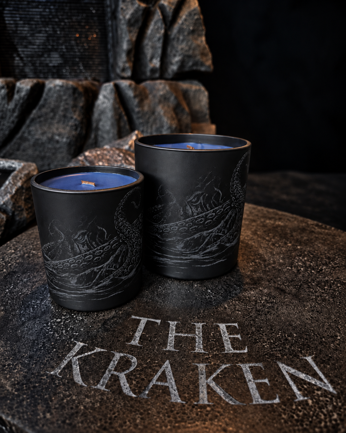 The Kraken by RELIC - candle artefact with dark ocean atmosphere